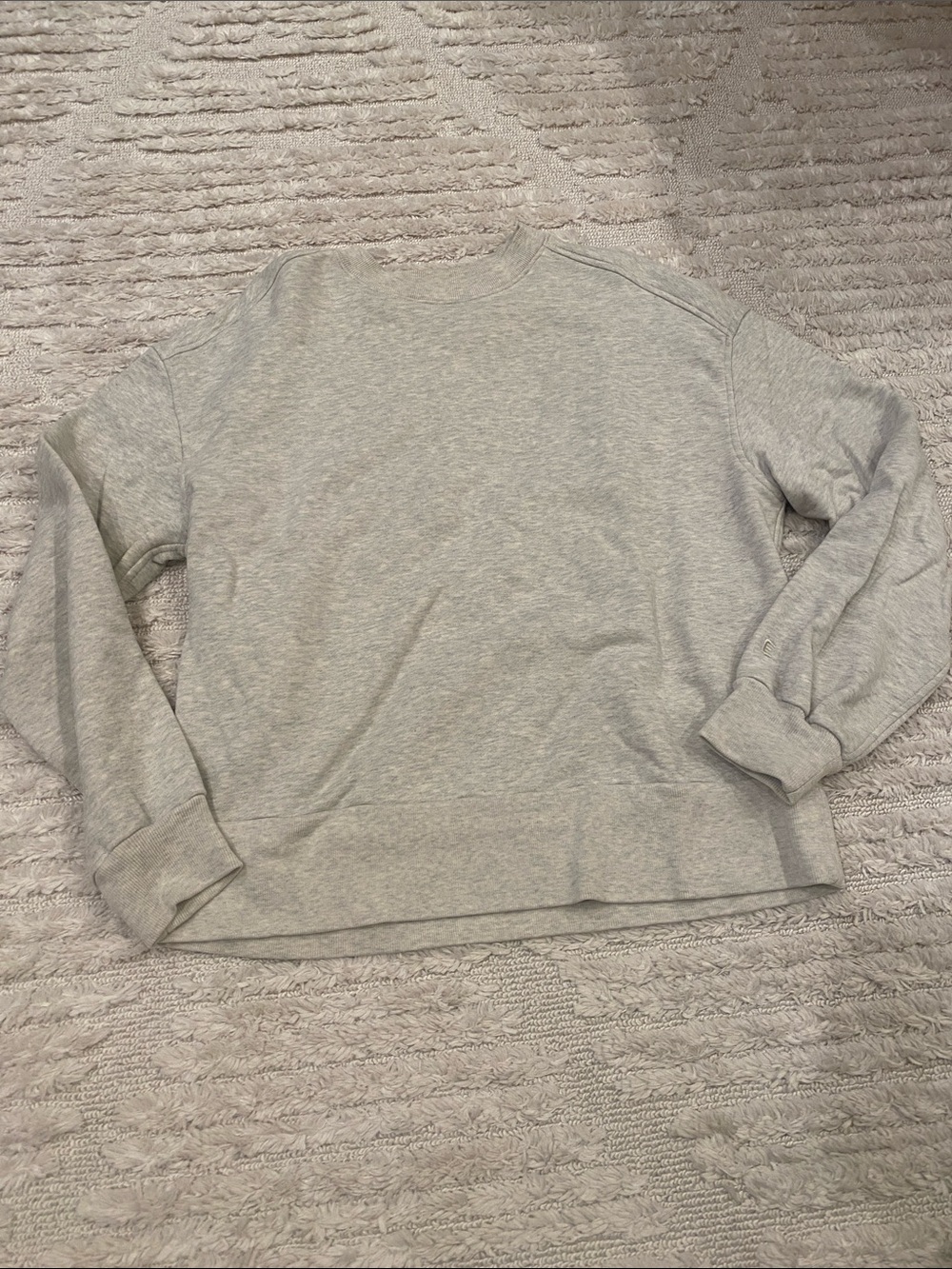 Everlane Light Heather Gray Crewneck Sweater Sz S
